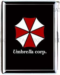 Resident Evil Umbrella Cigarette Case Cases Holder Lighter  