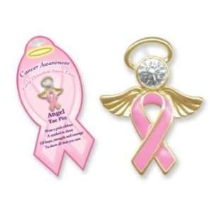  Breast Cancer Awareness Angel Tac Pin   Lead Safe Case 