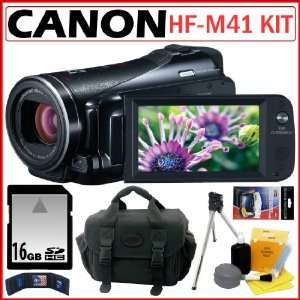 Canon VIXIA HF M41 32GB Full HD Camcorder with HD CMOS Pro + Accessory 