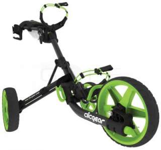 ClicGear Clic Gear 3.0 Golf Push Pull Cart Charcoal Lime Green NEW 