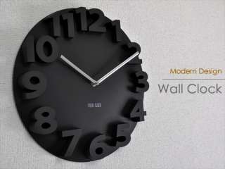 Clear simple fashion 3D digital wall clock Brand New  