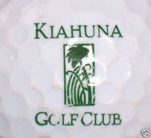 KIAHUNA GOLF CLUB COURSE LOGO GOLF BALL BALLS  