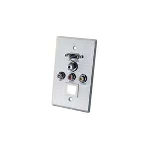  Cables To Go Audio/Video/Keystone Faceplate Electronics