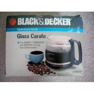 Black & Decker Replacement Glass Carafe    Black and Decker    Fits 