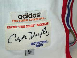 Houston Rockets Clyde Drexler # 22 Throwback Jersey ADIDAS True School 