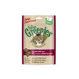  Feline Greenies Beef Flavor Cat Treats 3 oz