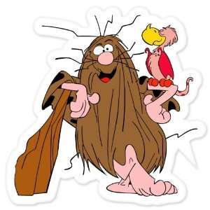  Captain Caveman car bumper sticker decal 5 x 5 