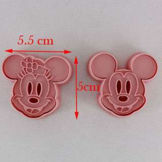 Cake/cookie cutter Fondant Mould Mickey & Minnie DT111  