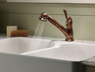   WKP 600Q Pull Out Kitchen Faucet Fired Copper Classic Series FWKP600Q