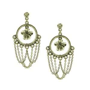  Mademoiselle Brass Daisy Chain Earrings Jewelry