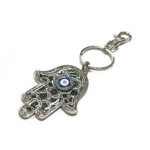   Evil Eye Fashion Key Chain/Car Hanger with Floral Designs Jewelry