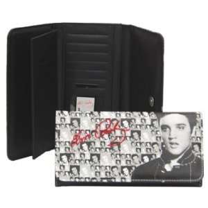  Elvis Presley Wallet  Trifold Checkbook Wallet EP6638 
