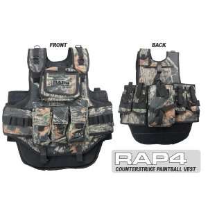   Paintball Vest (Mossy Oak)   paintball chest protector Sports
