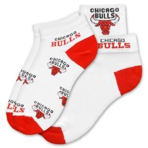  NBA Chicago Bulls Womens Socks, 2 Pack