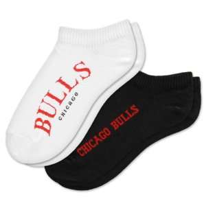  NBA Chicago Bulls Womens Socks, 2 Pack, Ankle Socks 
