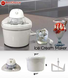 Ice Cream Machine Maker Frozen Yogurt Maker Freezer Bowl Home INdoor 