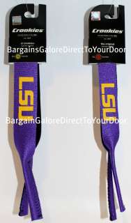 Croakies Licensed Collegiate Sunglasses Strap Louisiana State 