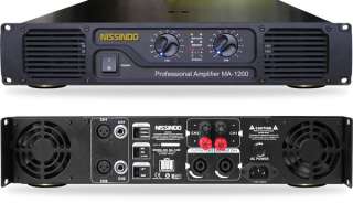 Nissindo Engineered of MA Series amplifiers feature two way crossovers 