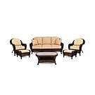   Piece Seating Set (Sofa, 2 Club Chairs, 2 Ottomans and Coffe Table