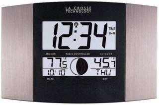   WS 8117U IT AL Atomic Wall Clock with Indoor/Outdoor Temperature