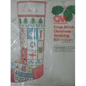  Cross Stitch Christmas Stocking Kit (17 1/4 x 8 3/4 
