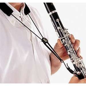  BG Leather Clarinet Strap Leather Strap with Elastic Cord 