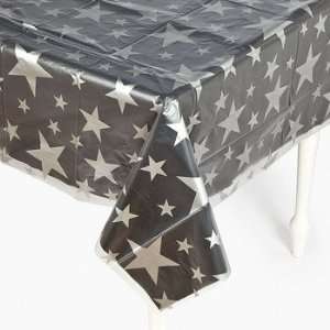  Clear Star Print Table Cover   Tableware & Table Covers 