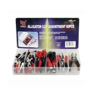  56pc Electrical Clip Set   Alligator Clamp Test Leads 