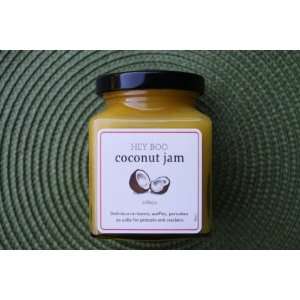 Coconut Jam by HEY BOO, 9 oz. Jar  Grocery & Gourmet Food