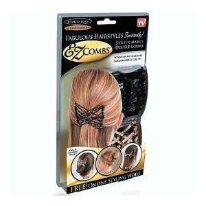  Ez Easy Combs Black (6 Sets) Beauty