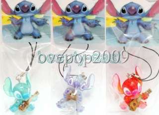 New 100 pcs Disney Lilo and Stitch Mobile Cell Phone  Charm Straps 