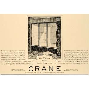   Crane Glass Tarnia Bathroom   Original Print Ad