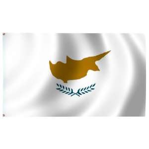  Cyprus Flag 3X5 Foot E Poly Patio, Lawn & Garden