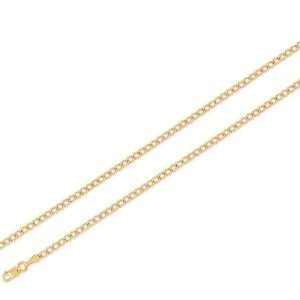   Yellow Gold Pave Cuban Chain 2.5mm 20 Inch Jewelers Mart Jewelry