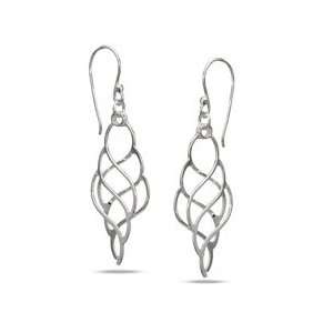    Celtic Dangle Earrings in Sterling Silver SS DROP EARRINGS Jewelry