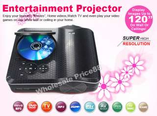 Apple iPhone Tablet PC Home Theater Projectors Car DVD Player + GPS 