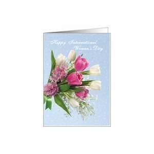  Spring flowers bouquet   International Womens Day Card 