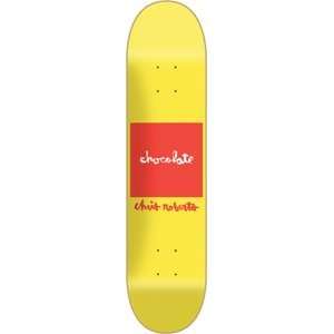  Roberts Fluorescent Square Skateboard Deck   7.75
