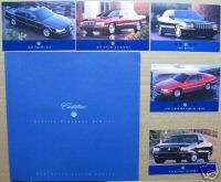1997 Cadillac Eldorado,DeVille Brochure+Postcards  