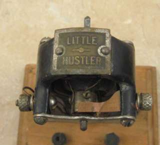   Antique Cast Iron Open Frame Edison Type Electric Motor LITTLE HUSTLER