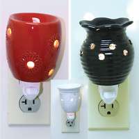 Night Light Electric Aroma Oil Burner (3) Colors  