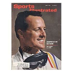  A.J. Foyt Autographed / Signed Sports Illustrated Magazine 