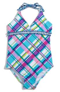 Gossip Girl Plaid One Piece Swimsuit (Little Girls)  