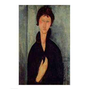 Amedeo Modigliani   Woman With Blue Eyes, C.1918 Canvas