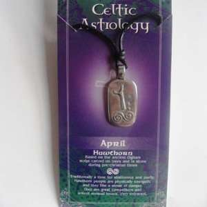  Celtic Astrology Necklace   April   From Ireland Jewelry