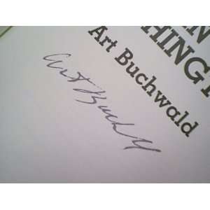  Buchwald, Art Laid Back In Washington 1981 Book Signed 