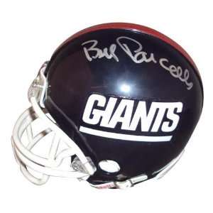  Bill Parcells Autographed Mini Helmet   New York Giants 