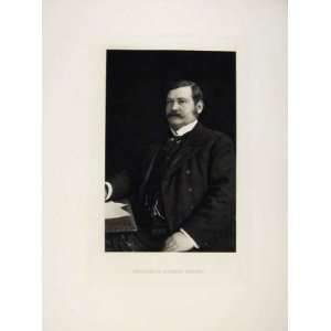  London Men Frederick Robert Wright Portrait C1898 Art 