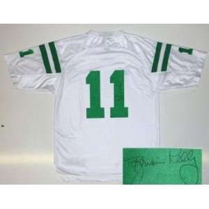  Brian Kelly Autographed Jersey   Notre Dame Under The 