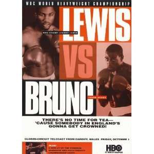  Lennox Lewis vs Frank Bruno Movie Poster (11 x 17 Inches 